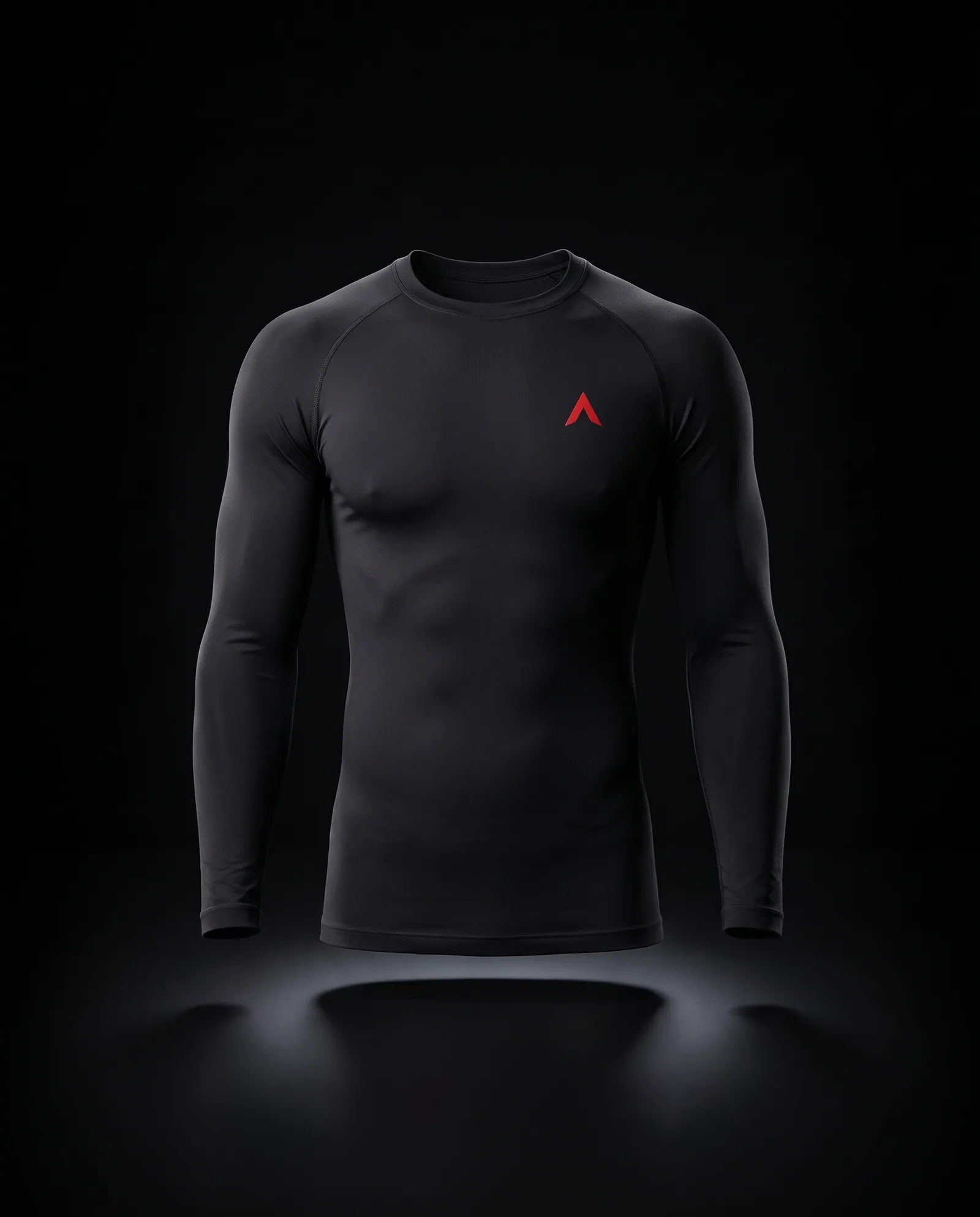 Base Compression Top — Seamless knit, long sleeve.